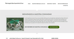 Desktop Screenshot of parroquiasanjuandelacruz.org